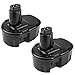 [Upgraded to 3600mAh] 3.6Ah Ni-Mh Replacement for Dewalt 14.4V Battery XRP DC9091 DW9091 DW9094 DE9091 Cordless Power Tool 2 Pack