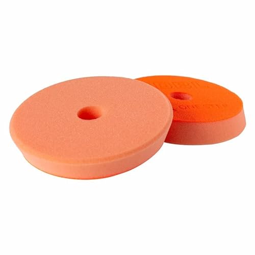 ADBL Esponja de pulido con cierre de velcro, calidad profesional, diámetro de 125 mm, color naranja Cover