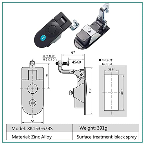 Loquet à compression étanche pour sécuriser vos soutes - 3