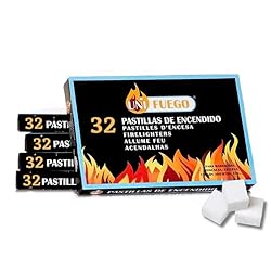 KROWN - Pastillas de Encendido, Pastillas de Fuego...: Encendido Rápido y Eficiente: Las pastillas KROWN permiten un encendido rápido y sin esfuerzo para tus barbacoas, chimeneas y estufas. Ideal para Carbón y Leña: Funciona perfectamente con carbón, leña y otros combustibles sólidos, asegurando una comb...