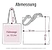 Baumwolltasche - Hunde - Mops - Geschenk Hundebesitzern - Unisize - Hellgrau - tasche hund hundebesitzer motiv einkaufstasche geschenke für hundefans hundemotiv stofftaschen bag with dog hunden