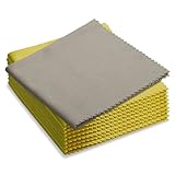 Qualitätsmaterialien: extrem weiche Mikrofasertücher entfernen Staub, Fingerabdrücke und Schmutz. Diese Brillenputztücher hinterlassen keine Kratzer.