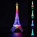 BTF-LIGHTING USB 5V Romantik Eiffelturm Eingebauter Farbwechsel Nachtlicht 9,8 Zoll 48 LEDs SK6812 RGB Mini Nachtlicht Schreibtisch Tischlampe Geburtstagsgeschenk