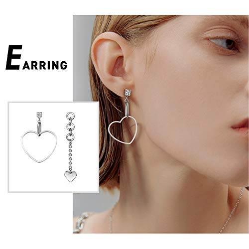 Unicraftale About 36Pcs 3 Sizes Heart Linking Charms Heart Open Bezel Pendants Charms Stainless Steel Linking Frames Connectors Metal Hollow Charm For Bracelet Necklace Jewelry Making #TOP5