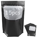 Ya en mundofriki.es: 15 bolsas de almacenamiento reutilizables: bolsas selladas y con cremallera, bolsas de humidor con control de humedad (58 – 62%) para almacenar, fermentar y almacenar hierbas (30 x 20 x 5 cm)