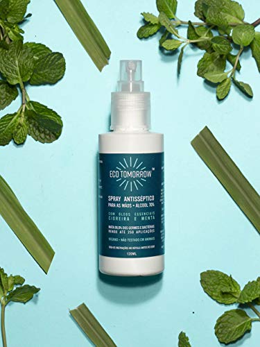 Kit 3X Sanitizante Spray Para As Mãos Cidreira & Menta 120ml