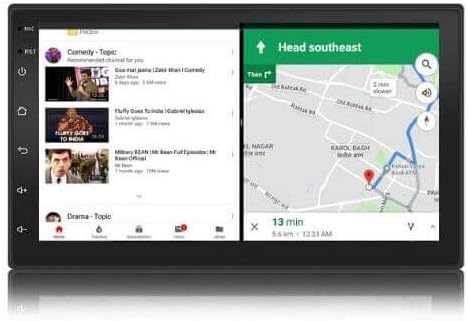Woodman Neo5 – 7 inch Android Car Stereo (2GB /16GB) Split Screen | Android 9 | Night Vision Camera