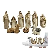 Senermter Figuras Belén Navideño, para Salón Comedor Estudio Estantería Oficina