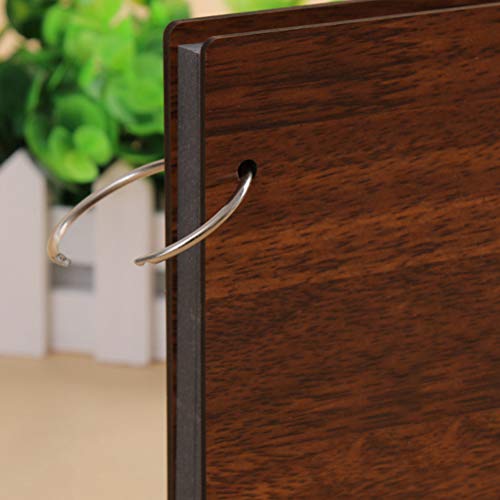 Álbum de fotos de scrapbook vazado de madeira de 20 cm DIY para presentes de viagem de dia dos namor