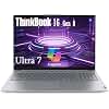 Lenovo ThinkBook 16 Gen 8 Business Laptop, 16" WUXGA IPS Display, Intel Core Ultra 7 255H, 16GB DDR5 RAM, 1TB PCIe SSD, Fingerprint Reader, Copilot AI PC Office 365 for Web, Arctic Grey Windows 11 Pro