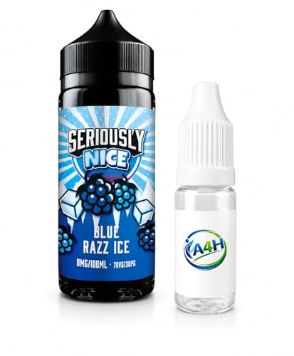 Seriously Nice Blue Razz Ice 0mg 100ml Shortfill E-Liquid Nicotine Free