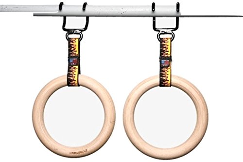 Anillas de madera para pull up Hyper 10 pulgadas miniatura 3
