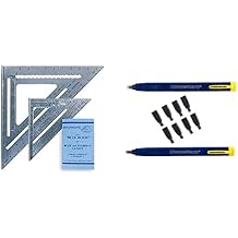 SW1201K Value Pack 7 inch Speed Square and Big 12 Speed Square & Swanson Tool Co CP216 AlwaysSharp Refillable Mechanical Carpenter Pencil