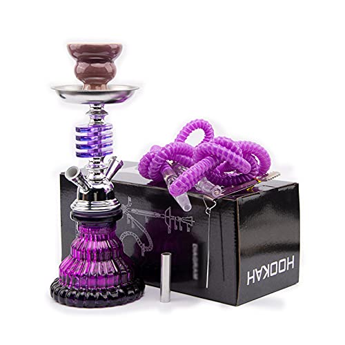SHDT 11 Zoll Komplettes Shisha-Set Mit 2 Schläuchen Shisha-Kit Mit Shisha-Zubehör, Lila Shisha-Kit – Bild 7