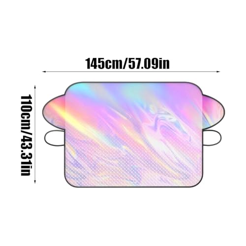 Protector solar para parabrisas persianas magnéticas coche sedan 6