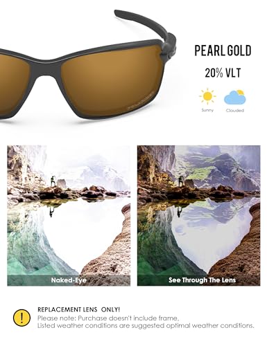 Image of BLAZERBUCK Anti-salt Polarized Replacement Lens for Oakley Carbon Shift OO9302 Sunglass