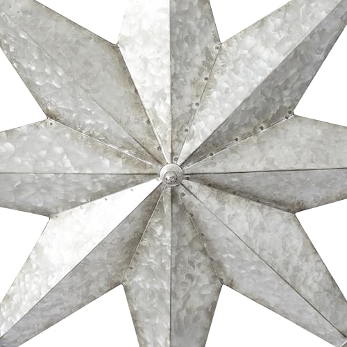 Deco 79 Metal Compass Home Wall Decor Wall Sculpture with Distressed Copper Like Finish, Wall Art 35" x 3" x 35", Silver - Image 4