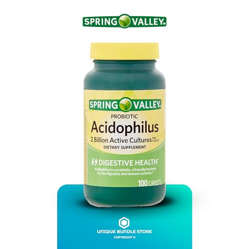 Spring Valley, Acidophilus Probiotic, 100 Count Caplets Dietary Supplement + 7 Day Pill Organizer Inlcuded (Pack of 1) - Thumbnail 6