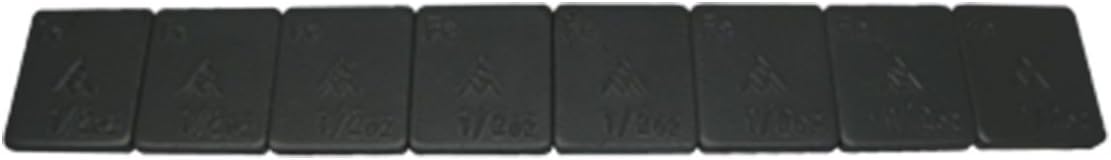 12 Row 7g Adhesive Wheel Weights 52 Row Strip Pack (Silver)