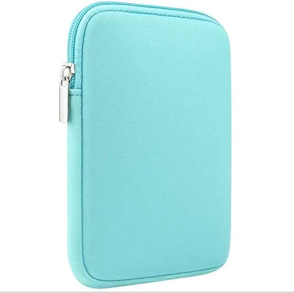 Bolsa de transporte para tablet de 7 a 8 polegadas, capa protetora de neoprene com zíper HannyBoo para iPad Mini 5ª geração 7,9 polegadas 2019, iPad Mini 5 4 3 2 1, Galaxy Tab A 8.0 2018, NeuTab 7