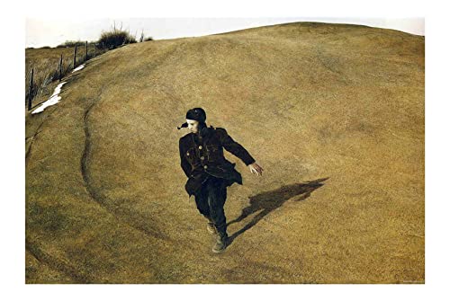 Affiche encadrée Andrew Wyeth Winter décoration murale salon tableau d'art medium