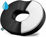 Ergonomic Innovations Deluxe Donut Pillow for Hemorrhoids and Tailbone Pain - Features Machine Washa
