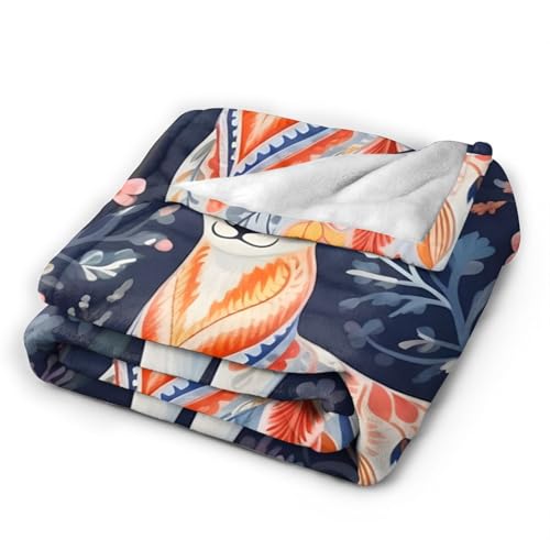 Jeté de canapé pour chambre et salon plaid fleur Mexpekil - 6