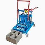 Bassa manutenzione blocco di calcestruzzo che fa macchina, All-Mechanical Cement Brick Maker, Affidabile vibrante Hollow Block Press per 24/7 Produzione, Industriale Grade acciaio muratura
