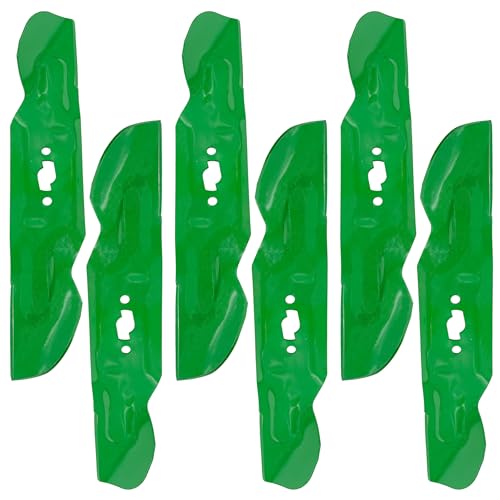 Caltric 54in Deck High Lift Blades Compatible with MTD Compatible with Cub Cadet Compatible with Troy-Bil 490-110-C194 490110C194
