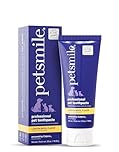 Petsmile Professional Pet Toothpaste for Cats & Dogs - VOHC Accepted Toothpaste - Clinically Proven to Control Plaque & Tartar Calprox Formula (London Broil, 2.5 Oz)