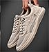 SWZEC Italian Sneakers for Men (Sand,7.5)