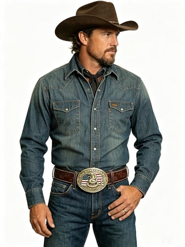 Image of Moranse Cross Cowboy Kneeling Prayer Horse Zinc Alloy Belt Buckles