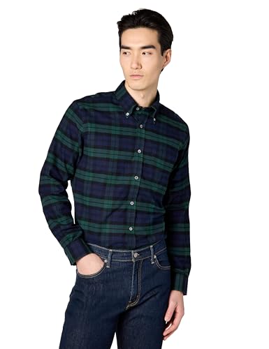 Chemise en flanelle manches longues homme Brooks Brothers anti froid