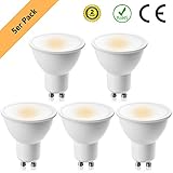 ENERGIESPAREN: 8W GU10 LED Birne, perfekter 50-80W Halogenlampenersatz und sparen Sie über 90% auf Ihrer Stromrechnung und sicherer als Halogenlampen