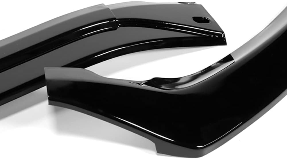 Q1-TECH, Front Bumper Lip fit for Compatible with 2015-2018 Mercedes-Benz W205 C-Class C180 C200 C300 Base Bumper, Front Bumper Lip Spoiler Air Chin Body Kit Splitter ABS, STP-Sty (Painted Black)