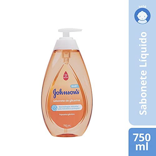 Johnson's Baby Sabonete Líquido Glicerina Da Cabeça Aos Pés, 750m