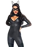 Tragekomfort Leg Avenue 85412 - Wicked Kitty Damen kostüm, Größe Medium (EUR 38), Karneval Fasching