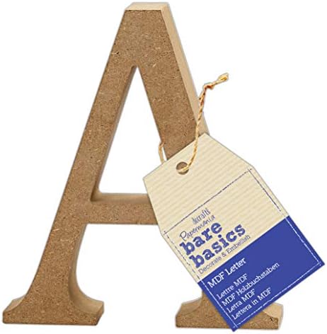 MDF Letter (1 piece) - Bare Basics - A