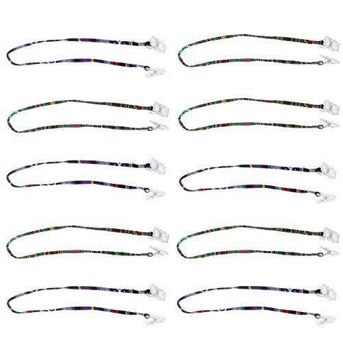 FUNOMOCYA Classic Elegant Napkin Clips for Adults 10pcs Bib Clips Chain Portable Dinner Napkin Holder for Stain