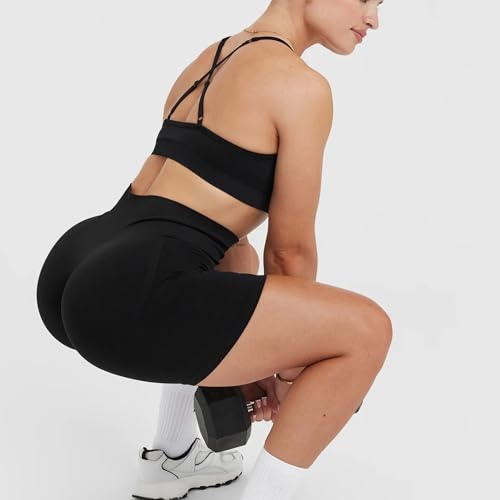 Image of CAMPSNAIL Workout Biker Shorts Women - 3 inch /5 inch /8 inch High Waisted Tummy Control Spandex Booty Volleyball Shorts for Yoga Dance