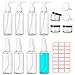VINLINGDAI Botellas de Spray Vacía Transparente,Botella de Aerosol Viaje para Vacaciones, Viajes de Negocios, Maquillaje, Limpieza(100mL/14pcs)