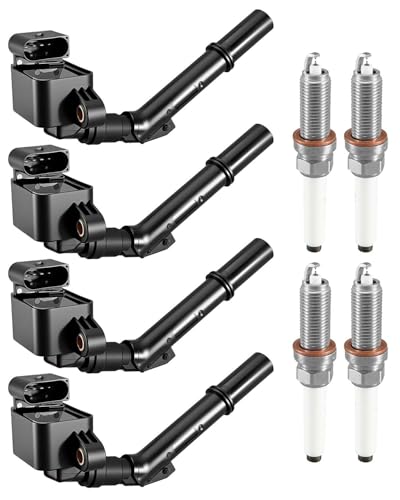 Ignition Coil Iridium Platinum Spark Plugs Pack Fit for Mercedes Benz