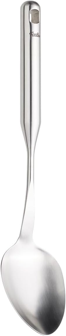 Fissler Essential Serving Spoon, 18/10 Stainless Steel Kitchen Utensil for Serving & Cooking, Ergonomic Handle, Dishwasher Safe