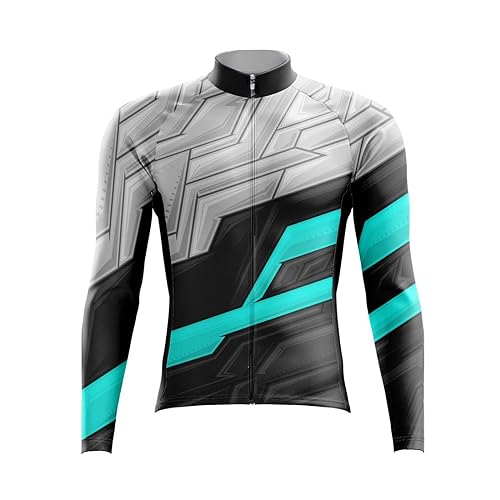 Chemise de cyclisme à manches longues respirante contre le vent et le froid