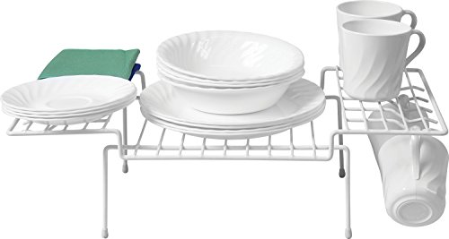 Ybm Home Wire Kitchen Counter And Cabinet Helper Shelf, Shelf Storage Organizer White 2214 (1) #TOP5