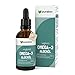 Algenöl flüssig Omega 3 VEGAN | Zitronengeschmack | Veganes Algenöl mit den Omega 3 Fettsäuren DHA und EPA | Tropfen | Leicht zu dosieren mit Pipette | 50-Tage Versorgung