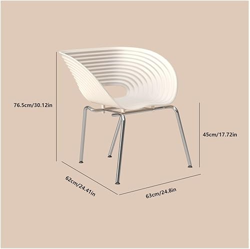 Miniatura 3 de Sillas de comedor, Respaldo Shell Sillas de comedor Cocina y Dormitorio Accent Seating,Sillas para comedor