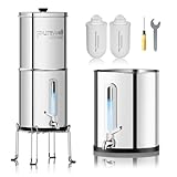 Purewell Upgraded 9-Stage Gravity Water Filter System with...