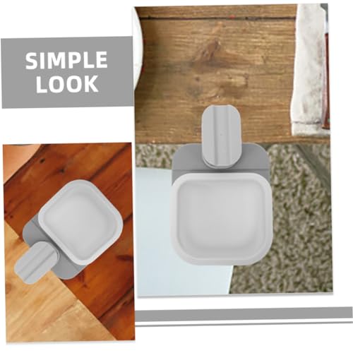 Set 2 Pzas Mini Bote de Basura con Clip Rotativo Blanco miniatura 4