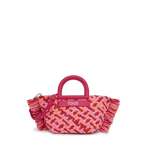 TOUS Dora, Bolso de Mano para Mujer, Fucsia